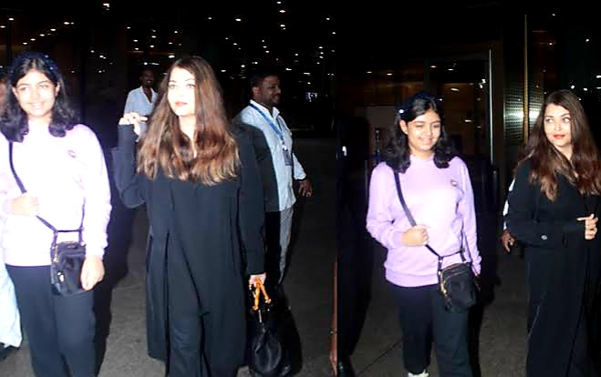 Aishwarya Rai kept Aaradhya Bachchan with her while drive back from New York to Mumbai