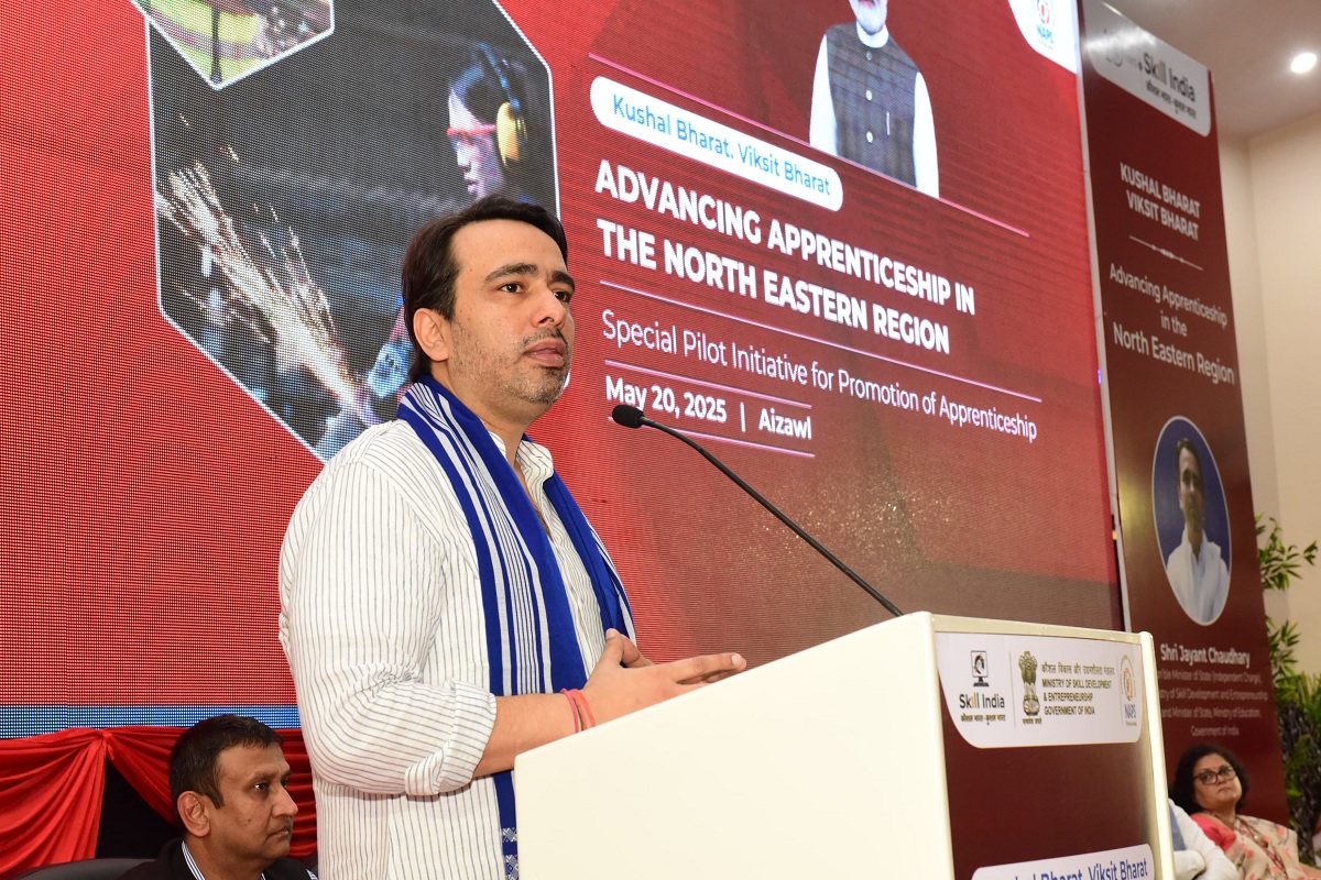 Jayant Chaudhary unveils Rs 43.94 cr apprenticeship policy to boost North East economic growth
